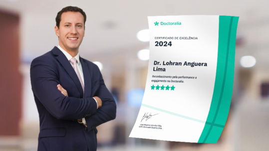 Certificado de Excelência em 2024 do Doctoralia