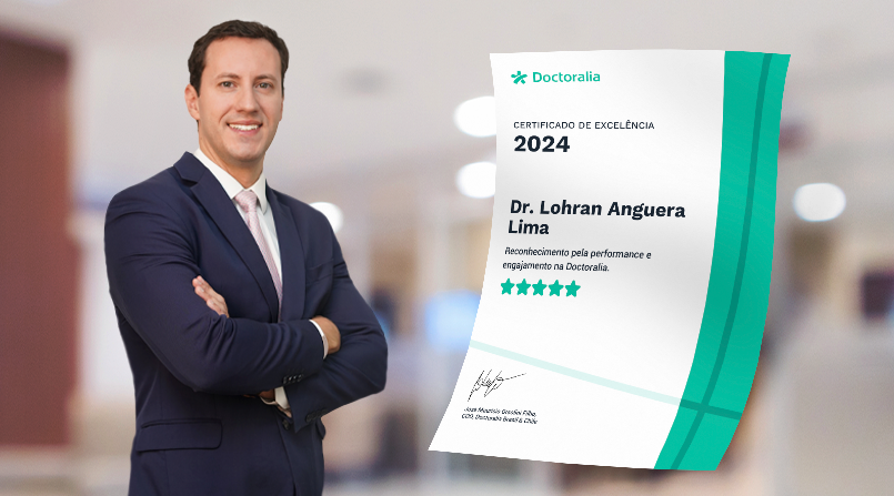 Certificado de Excelência em 2024 do Doctoralia